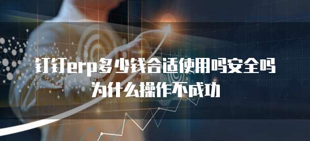 钉钉erp多少钱合适使用吗安全吗为什么操作不成功
