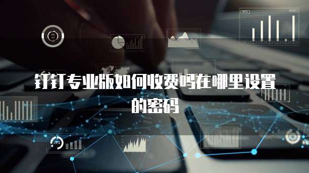 钉钉专业版如何收费吗在哪里设置的密码