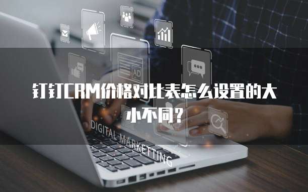 钉钉CRM价格对比表怎么设置的大小不同？