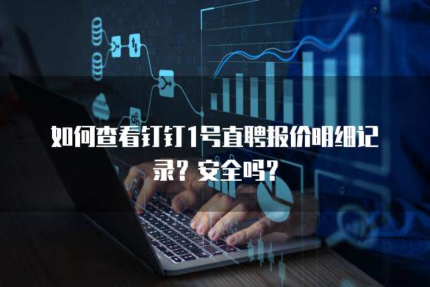 如何查看钉钉1号直聘报价明细记录?安全吗?