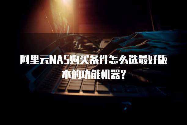 阿里云NAS购买条件怎么选最好版本的功能机器？