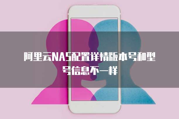  阿里云NAS配置详情版本号和型号信息不一样