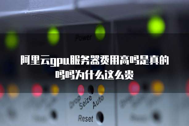 阿里云gpu服务器费用高吗是真的吗吗为什么这么贵