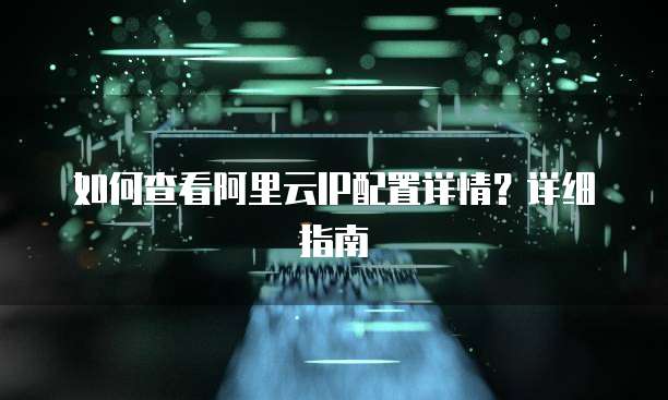 如何查看阿里云IP配置详情？详细指南