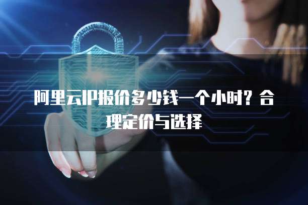 阿里云IP报价多少钱一个小时？合理定价与选择