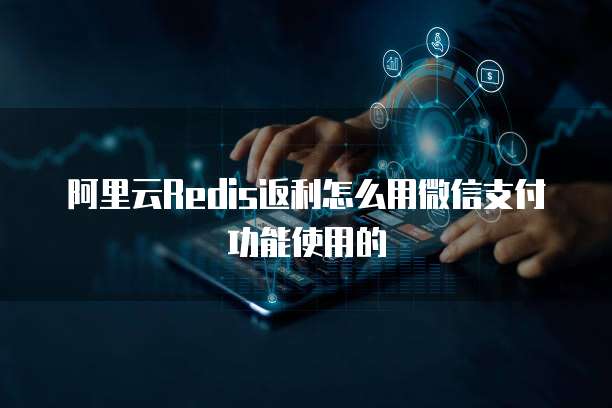 阿里云Redis返利怎么用微信支付功能使用的