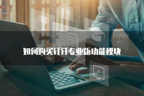 如何购买钉钉专业版功能模块