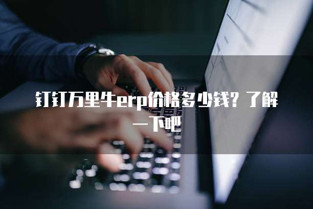 钉钉万里牛erp价格多少钱?了解一下吧