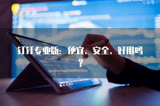 钉钉专业版:便宜、安全、好用吗?