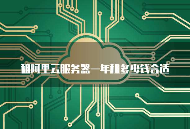 租阿里云服务器一年租多少钱合适