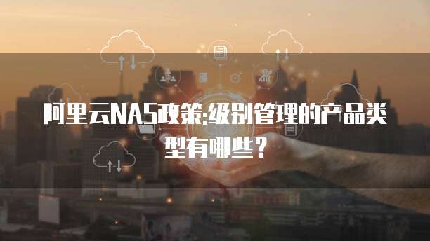 阿里云NAS政策:级别管理的产品类型有哪些?