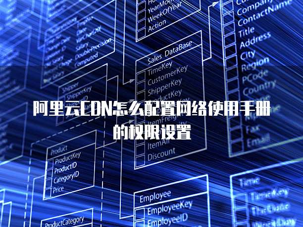 阿里云CDN怎么配置网络使用手册的权限设置