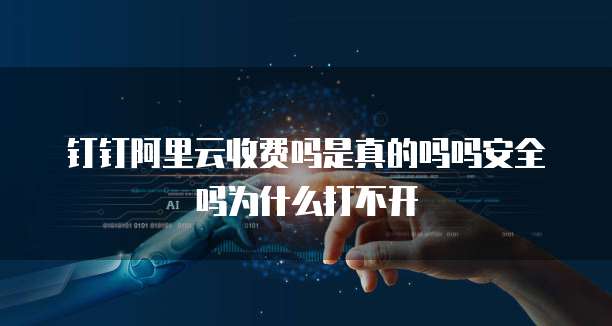钉钉阿里云收费吗是真的吗吗安全吗为什么打不开