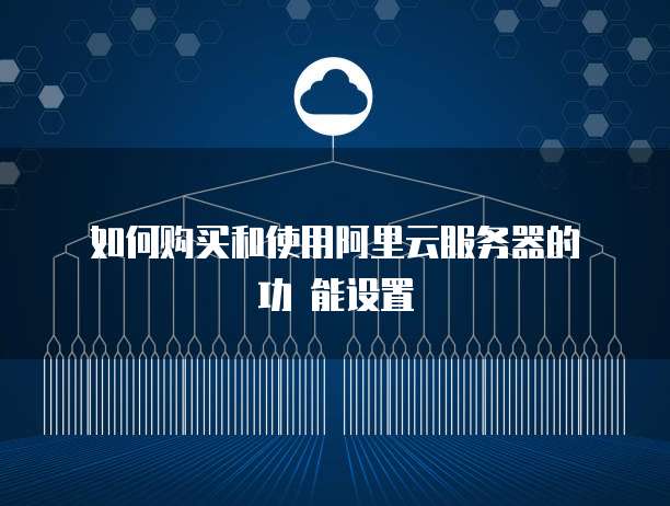 如何购买和使用阿里云服务器的功 能设置