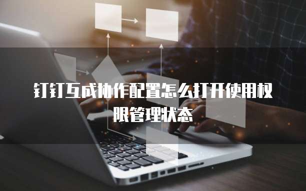 钉钉互成协作配置怎么打开使用权限管理状态