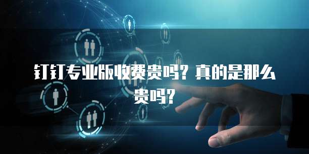 钉钉专业版收费贵吗?真的是那么贵吗?