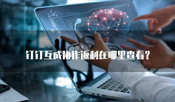 钉钉互成协作返利在哪里查看?