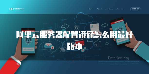 阿里云服务器配置镜像怎么用最好版本