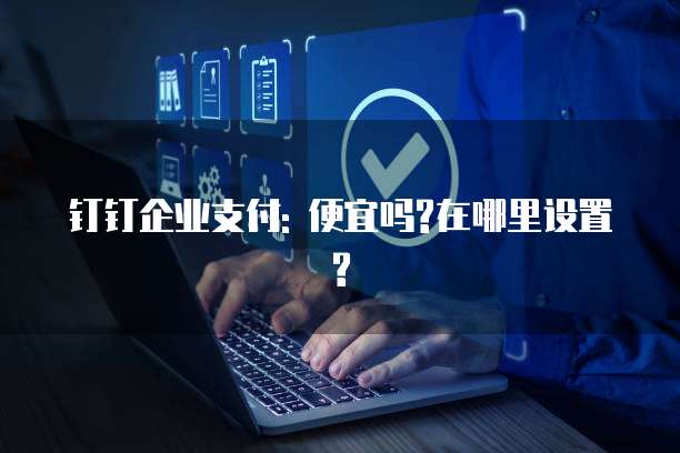 钉钉企业支付: 便宜吗?在哪里设置?