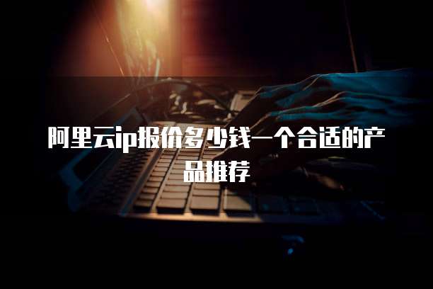 阿里云ip报价多少钱一个合适的产品推荐
