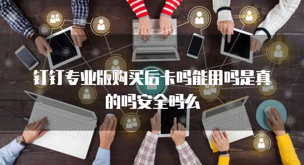 钉钉专业版购买后卡吗能用吗是真的吗安全吗么
