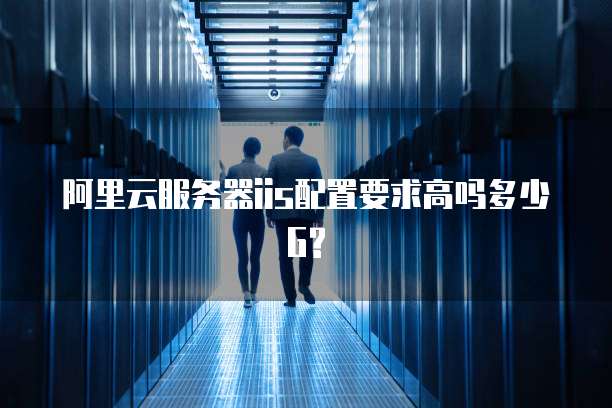 阿里云服务器iis配置要求高吗多少G?