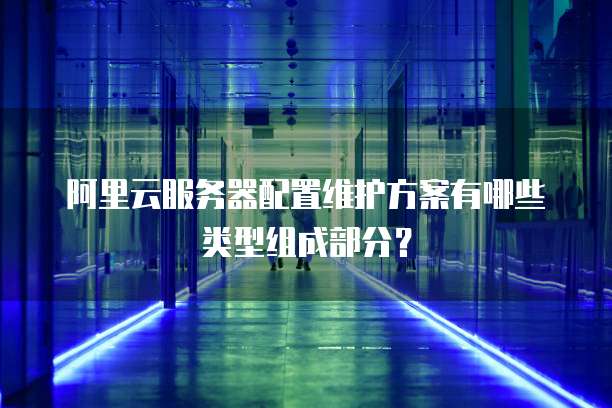 阿里云服务器配置维护方案有哪些类型组成部分?