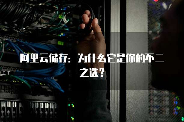 阿里云储存:为什么它是你的不二之选?