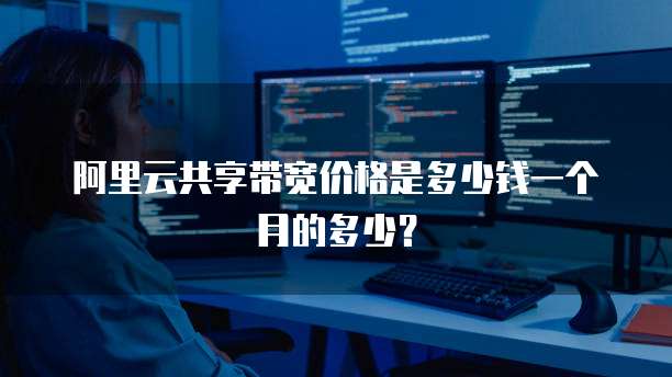 阿里云共享带宽价格是多少钱一个月的多少？