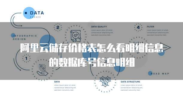 阿里云储存价格表怎么看明细信息的数据库号信息明细