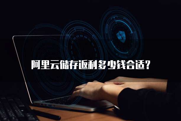 阿里云储存返利多少钱合适?