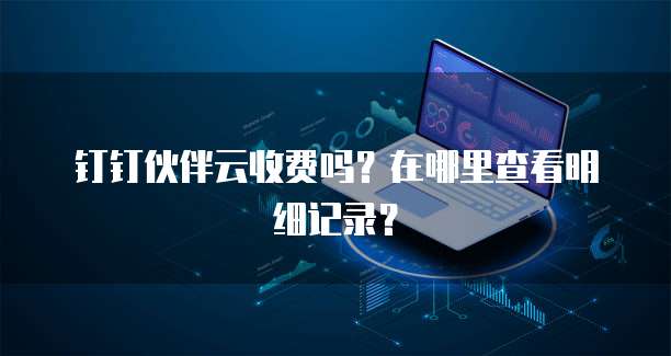 钉钉伙伴云收费吗?在哪里查看明细记录?