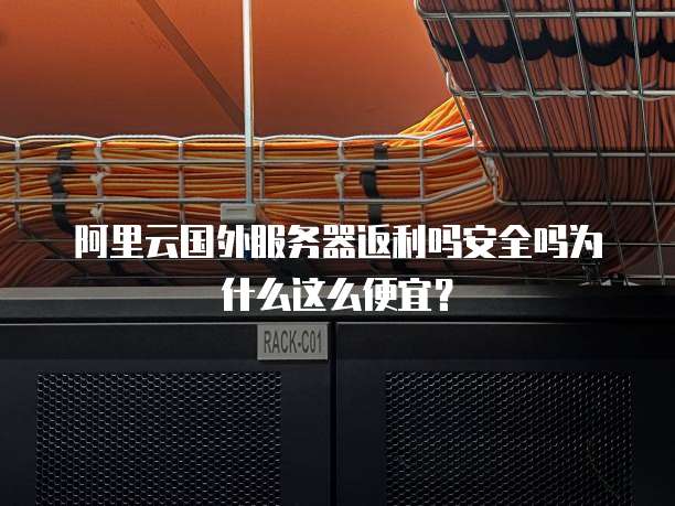 阿里云国外服务器返利吗安全吗为什么这么便宜?