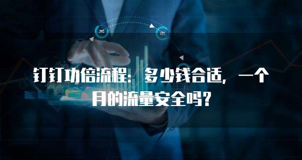 钉钉功倍流程:多少钱合适,一个月的流量安全吗?
