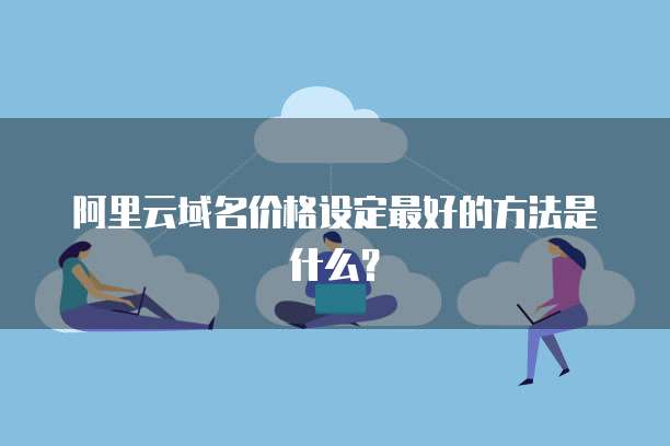 阿里云域名价格设定最好的方法是什么？
