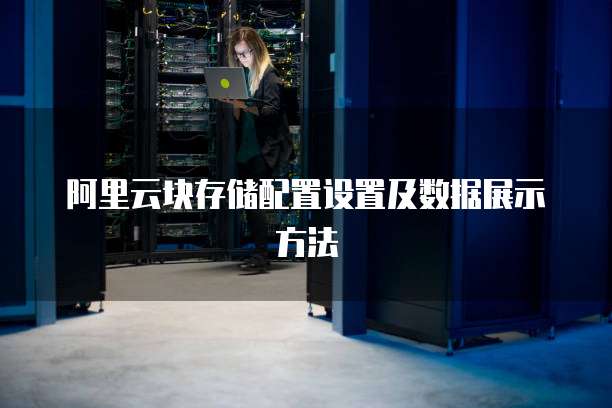 阿里云块存储配置设置及数据展示方法