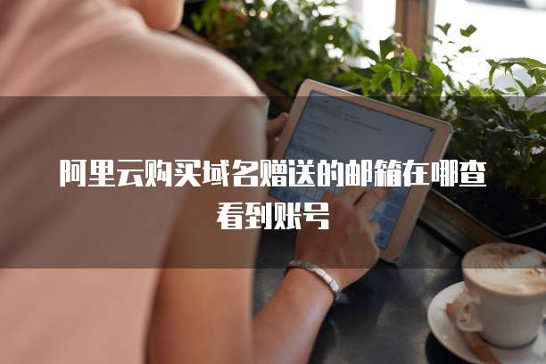 阿里云购买域名赠送的邮箱在哪查看到账号