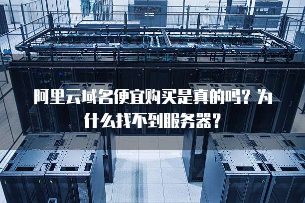 阿里云域名便宜购买是真的吗?为什么找不到服务器?