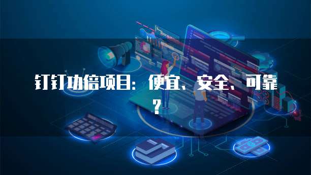 钉钉功倍项目：便宜、安全、可靠？