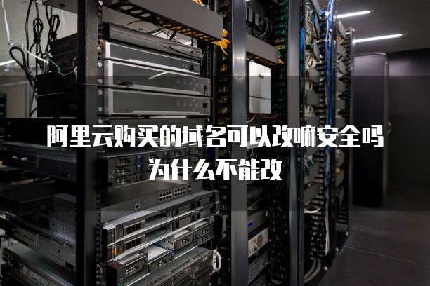 阿里云购买的域名可以改嘛安全吗为什么不能改