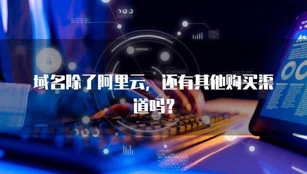 域名除了阿里云,还有其他购买渠道吗?