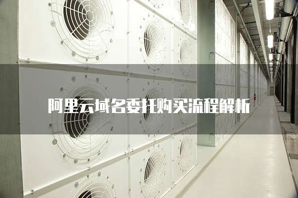 阿里云域名委托购买流程解析
