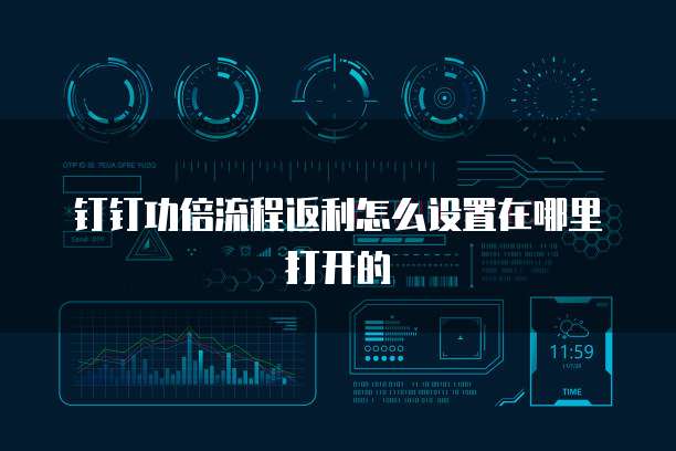 钉钉功倍流程返利怎么设置在哪里打开的