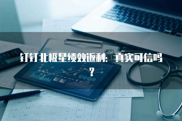 钉钉北极星绩效返利:真实可信吗?