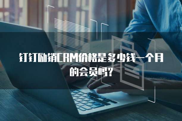 钉钉励销CRM价格是多少钱一个月的会员吗?