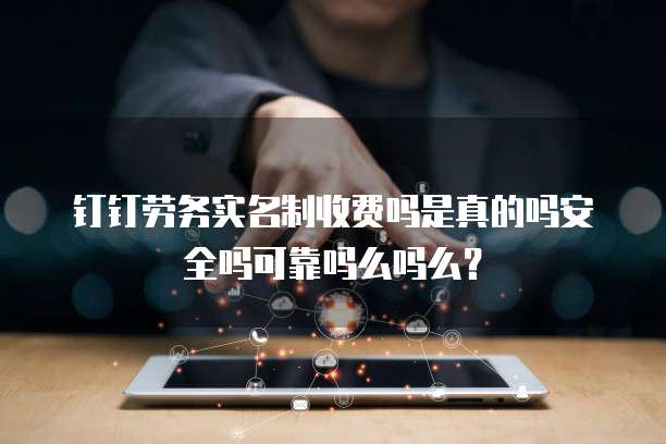 钉钉劳务实名制收费吗是真的吗安全吗可靠吗么吗么?