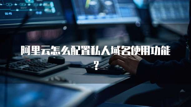 阿里云怎么配置私人域名使用功能?