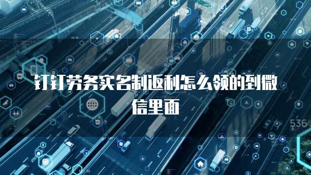 钉钉劳务实名制返利怎么领的到微信里面
