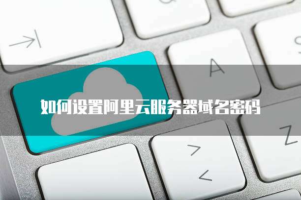 如何设置阿里云服务器域名密码