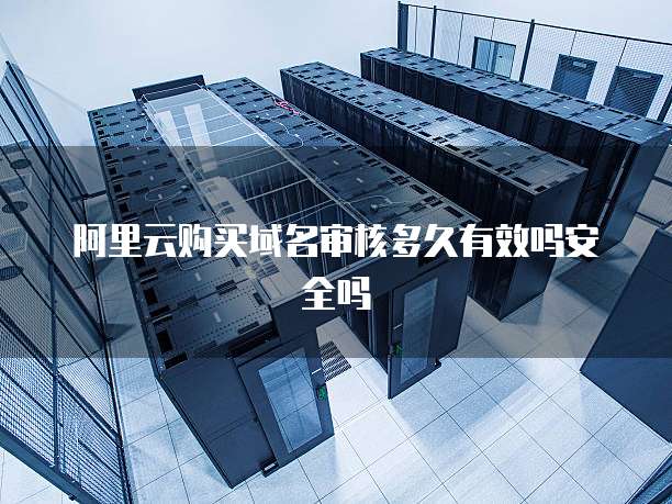 阿里云购买域名审核多久有效吗安全吗